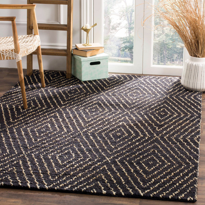 Union Rustic Wilmore Handmade Flatweave Black Rug & Reviews Wayfair